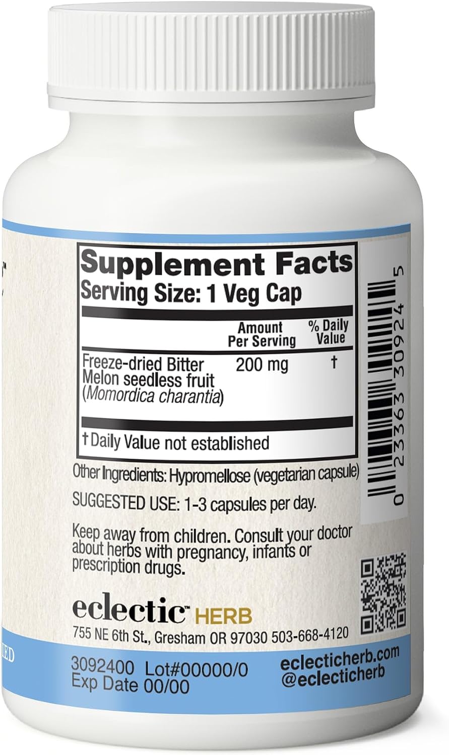 Eclectic Herb Bitter Melon Capsules – Digestion & Immune Support, 90 Capsules - görsel 4