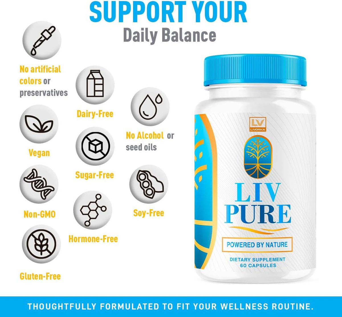 Liv Pure – Liver Support Supplement (3-Pack, 180 Capsules) - görsel 5