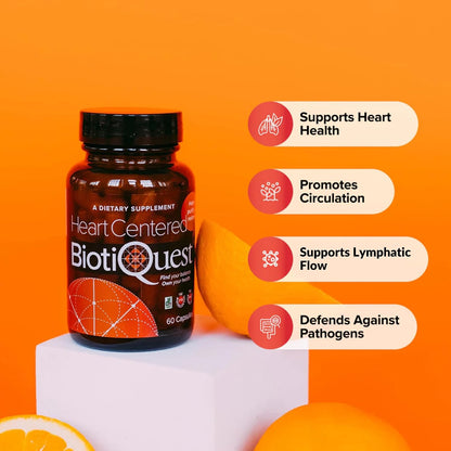 BiotiQuest Heart Centred Probiotic – 20 Billion CFU for Cardiovascular & Gut Health