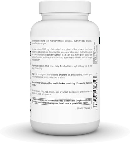 Source Naturals Ultimate Ascorbate C – 2000 mg Vitamin C – 100 Tablets
