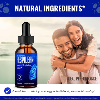 Respilean Drops – Blood Formula Support Supplement, Maximum Strength, All Natural (Pack of 2)