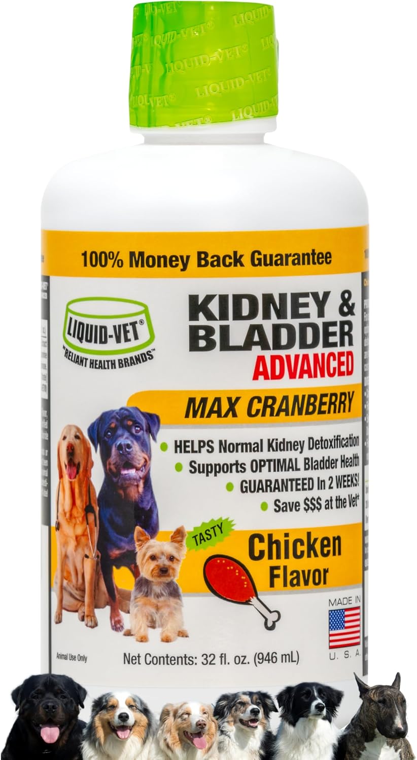 Premium Easy-Dose Liquid for Dogs with Cranberry & D-Mannose: Comprehensive Kidney & Bladder Support - görsel 8