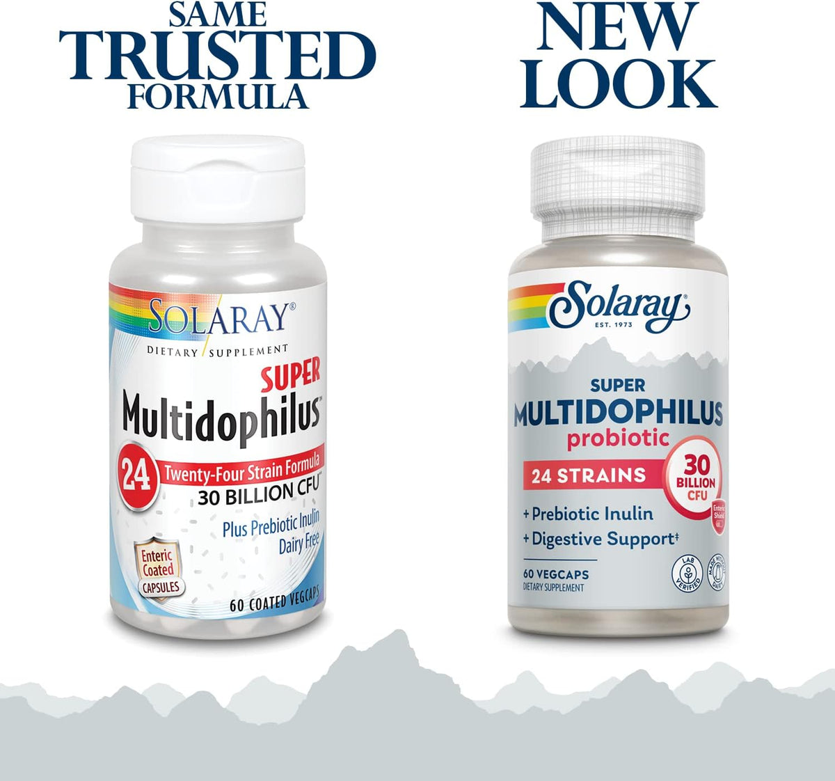 SOLARAY Multidophilus 24 Strain Probiotic 30 Billion CFU - 60 Veg Capsules - görsel 2
