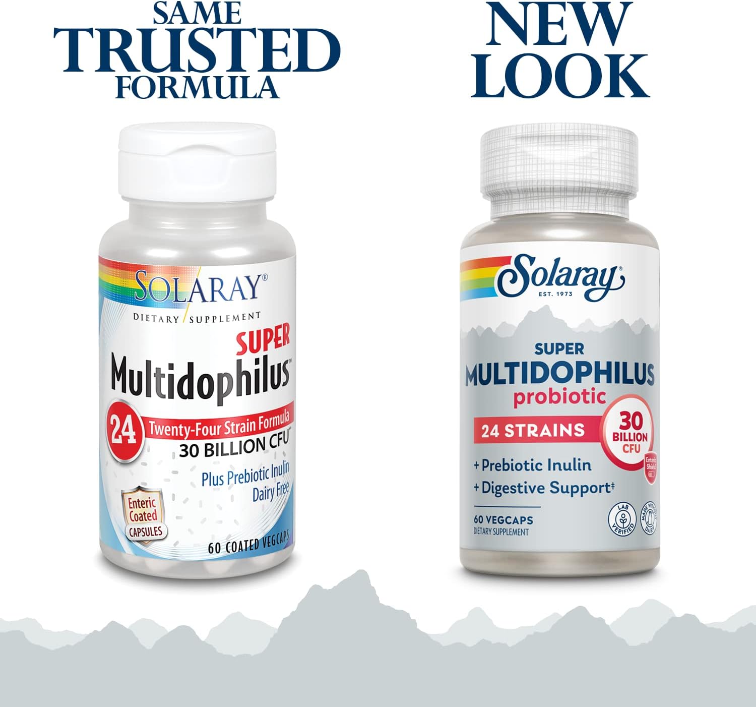 SOLARAY Multidophilus 24 Strain Probiotic 30 Billion CFU - 60 Veg Capsules - görsel 2