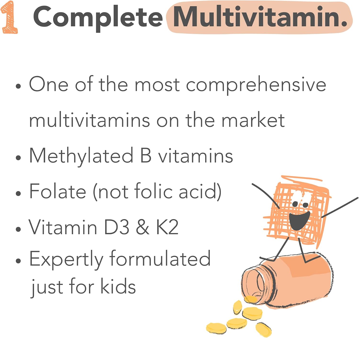Nurished Mighty Strawberry Milk – Kids' All-in-One Daily Protein Powder & Multivitamin with Probiotics – 15-30 Servings - görsel 6