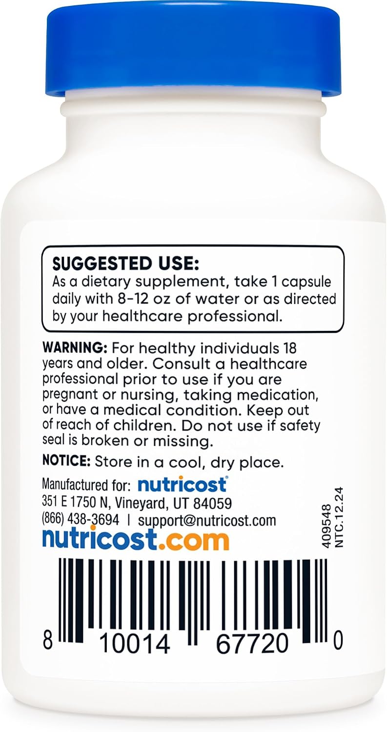 Nutricost L-Theanine 200mg, 30 Capsules - görsel 4