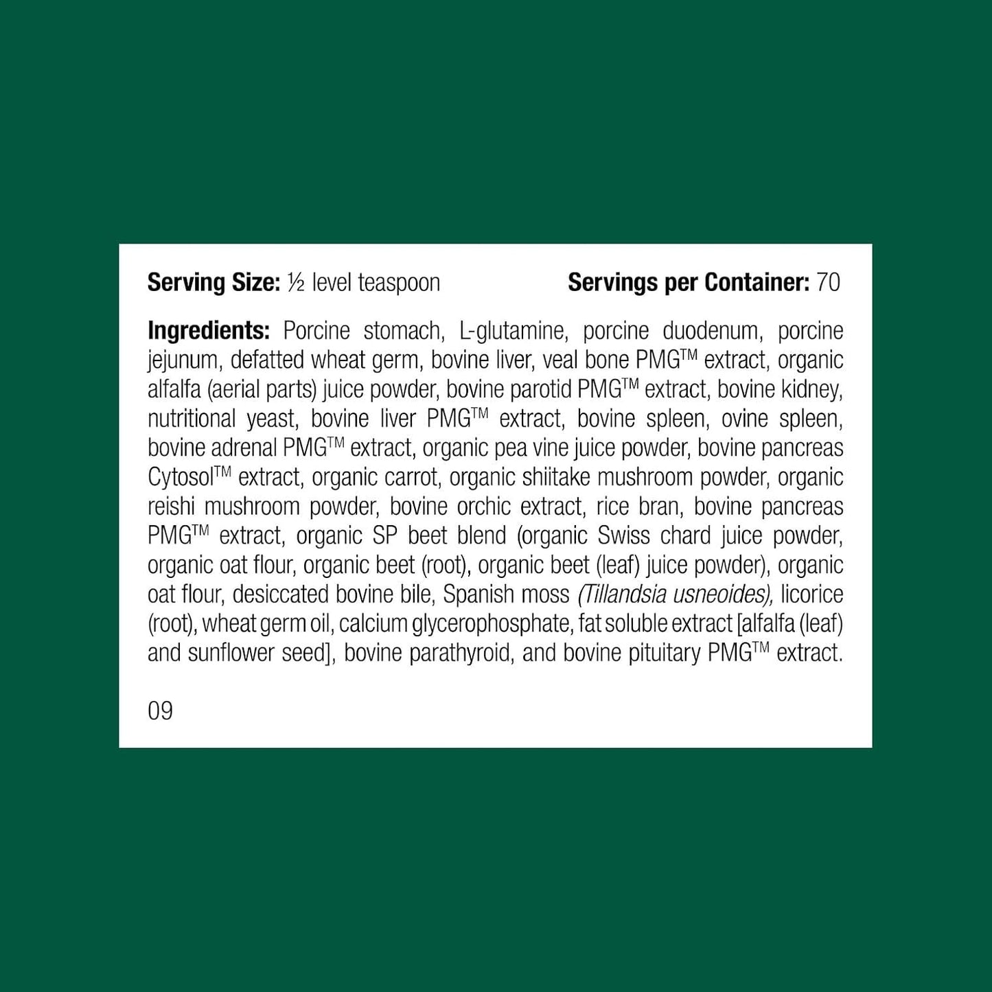 Standard Process Canine Enteric Support - Digestive System Support for Dogs - Nutritional Dog Supplement for Gut Health - Canine Supplement Formula to Aid Healthy Digestion - 110 g - görsel 2