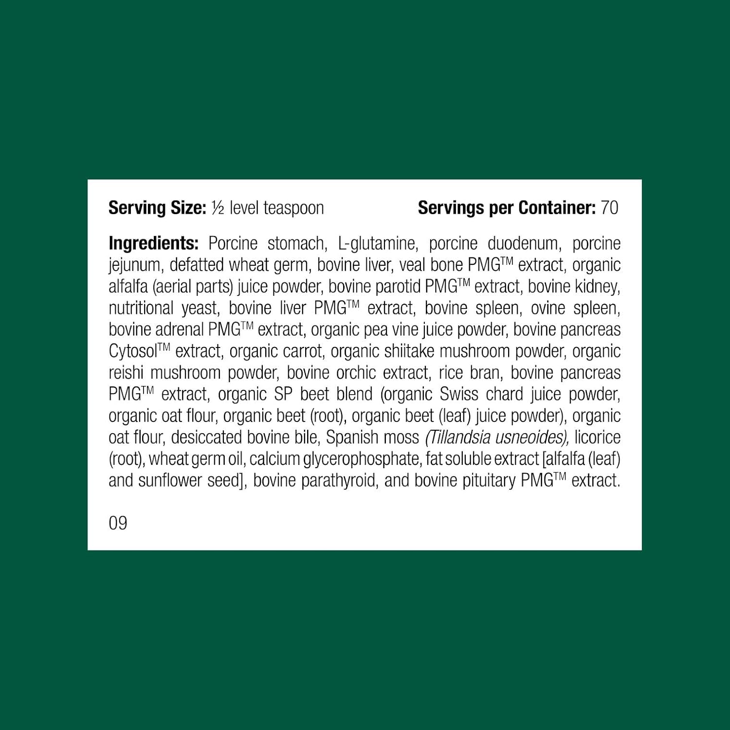 Standard Process Canine Enteric Support - Digestive System Support for Dogs - Nutritional Dog Supplement for Gut Health - Canine Supplement Formula to Aid Healthy Digestion - 110 g - görsel 2
