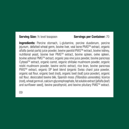 Standard Process Canine Enteric Support - Digestive System Support for Dogs - Nutritional Dog Supplement for Gut Health - Canine Supplement Formula to Aid Healthy Digestion - 110 g