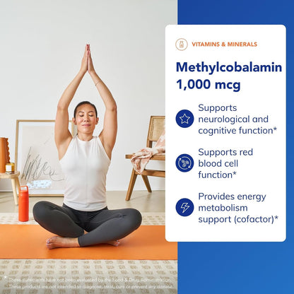 Pure Encapsulations Methylcobalamin 1,000 mcg – Vitamin B12 Supplement for Nervous System & Energy Support