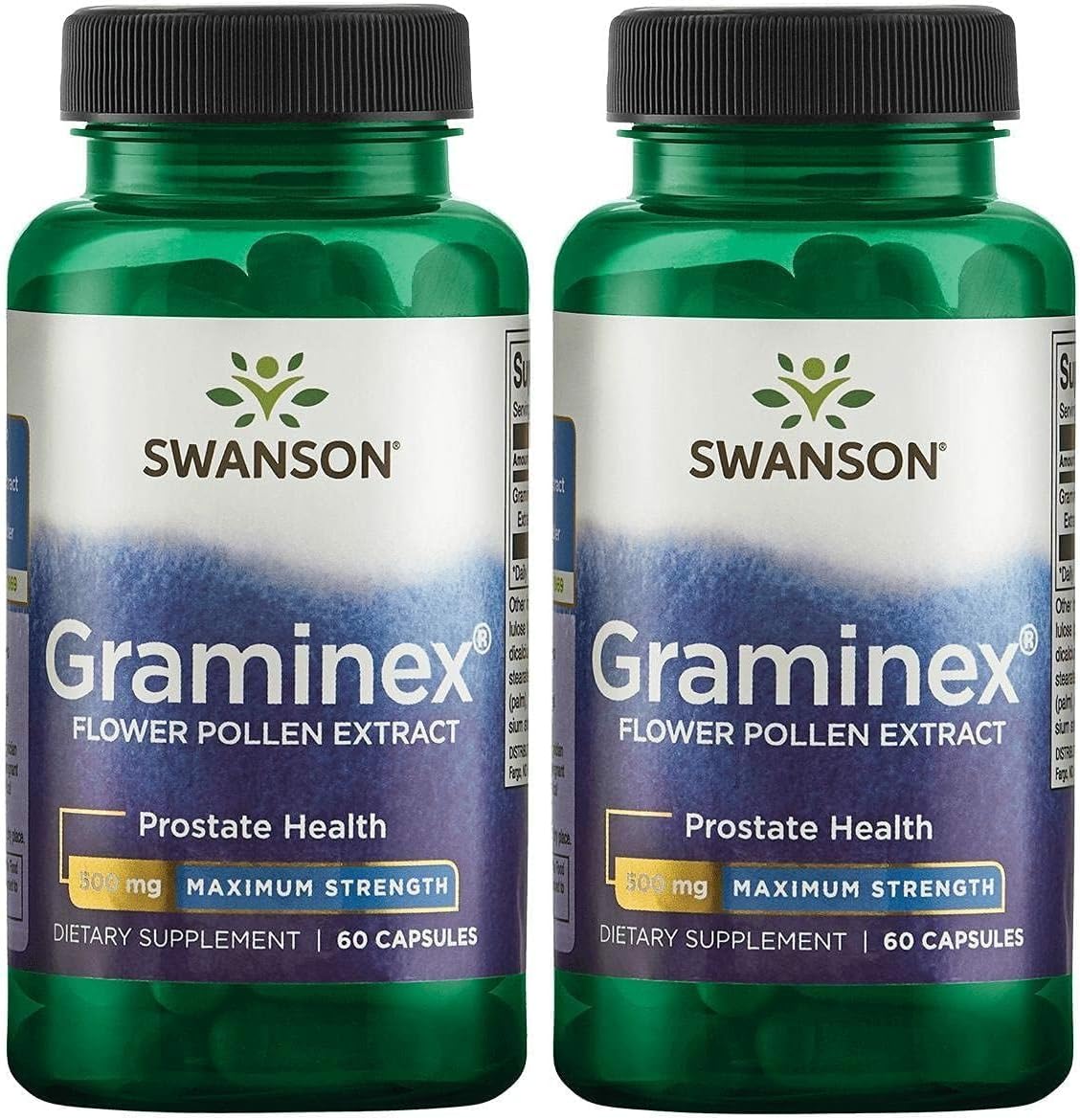 Swanson Graminex Flower Pollen Extract | Men's Health Supplement for Prostate, Kidney & Urinary Support | Non-GMO | 60 Capsules - görsel 10