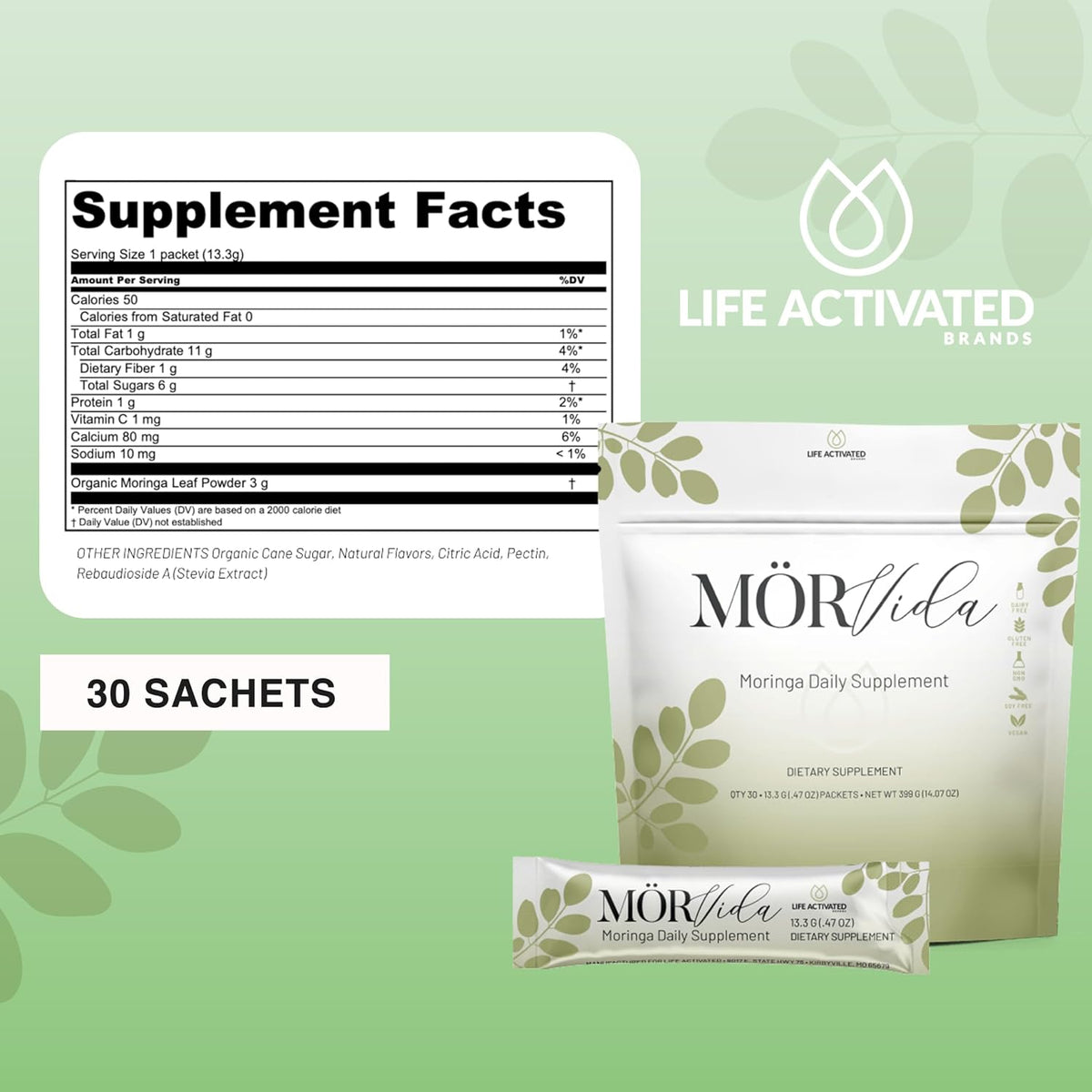 Mörvida Daily Supplement – Moringa Oleifera from the Himalayas – 30 Sachets - görsel 2