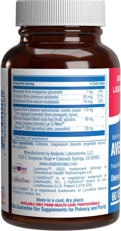 Iron-Free Multivitamin for Women 50 and Over - Gentle, Easy to Digest with 30 Nutrients
