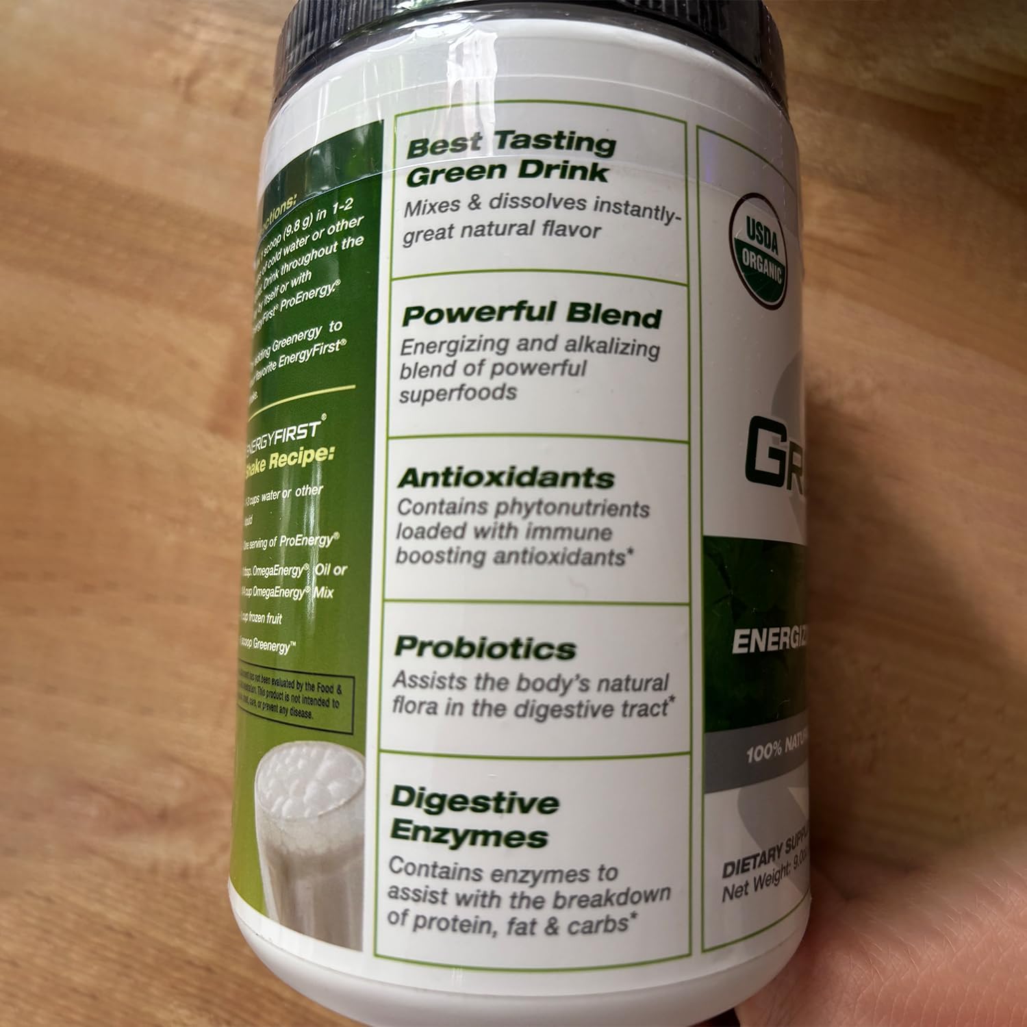EnergyFirst Greenergy Organic Superfood Powder - görsel 6