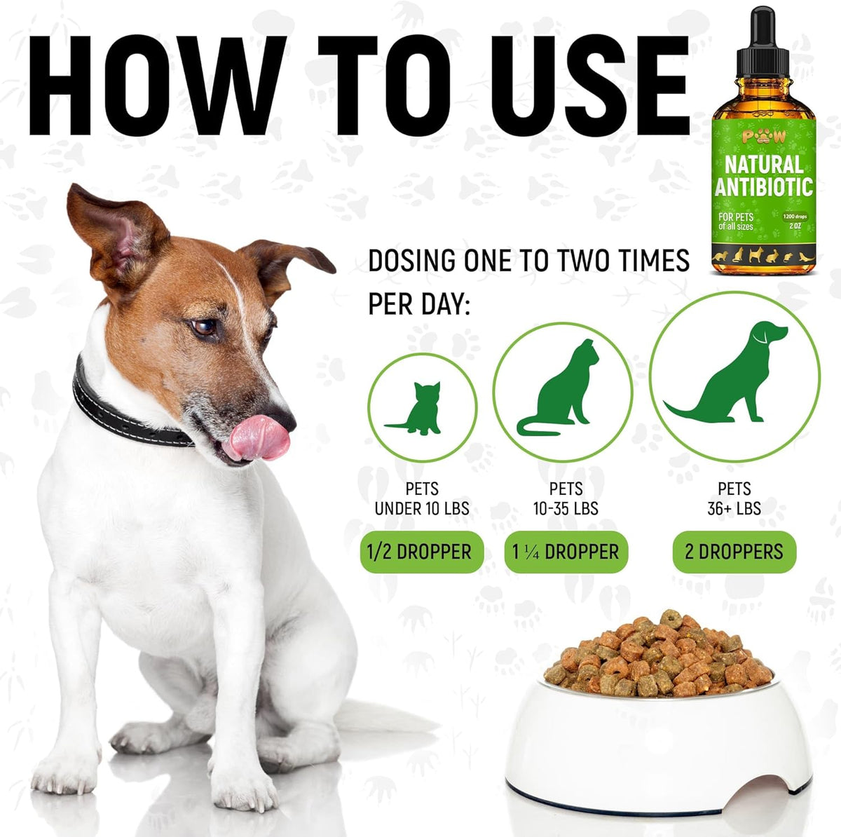 Golden Paw Natural Antibiotics for Dogs and Cats – Organic Liquid Immune Support Drops (60 ml) - görsel 4
