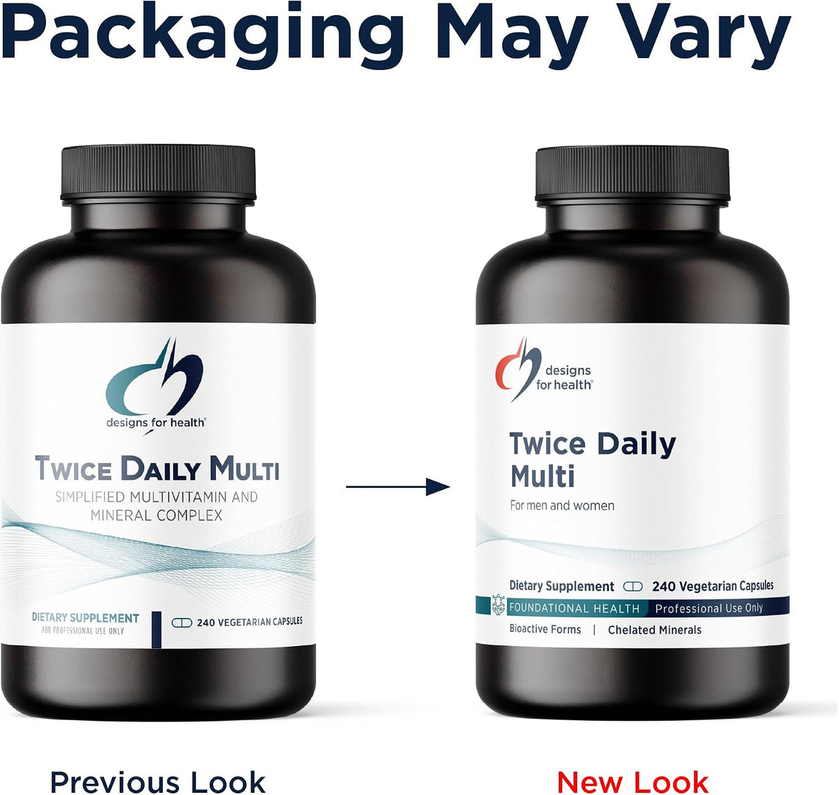 Designs for Health Methylated Multivitamin – Without Iron, 240 Capsules - görsel 6