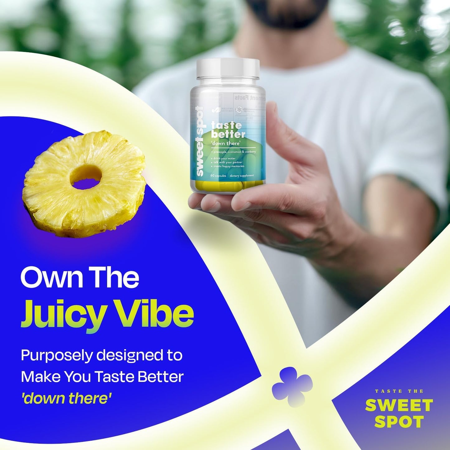 Pineapple Probiotics for Men – 625mg Sweet Spot Formula, 60 Capsules - görsel 5