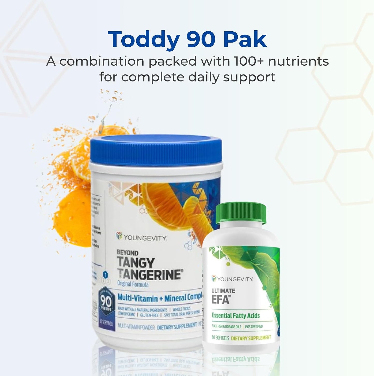 Youngevity BTT Basic 90 Pak - Beyond Tangy Tangerine & Ultimate EFA Plus - görsel 2