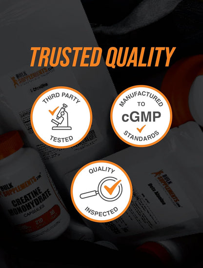 BulkSupplements.com Glycine Powder - 3g per Serving, 100g (3.5 oz) - Unflavoured, Gluten-Free Amino Acid Supplement