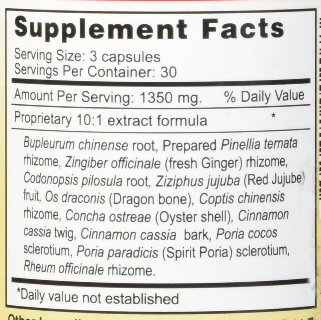 Jing Herbs Bupleurum & Dragon Bone 90 Capsules - görsel 2