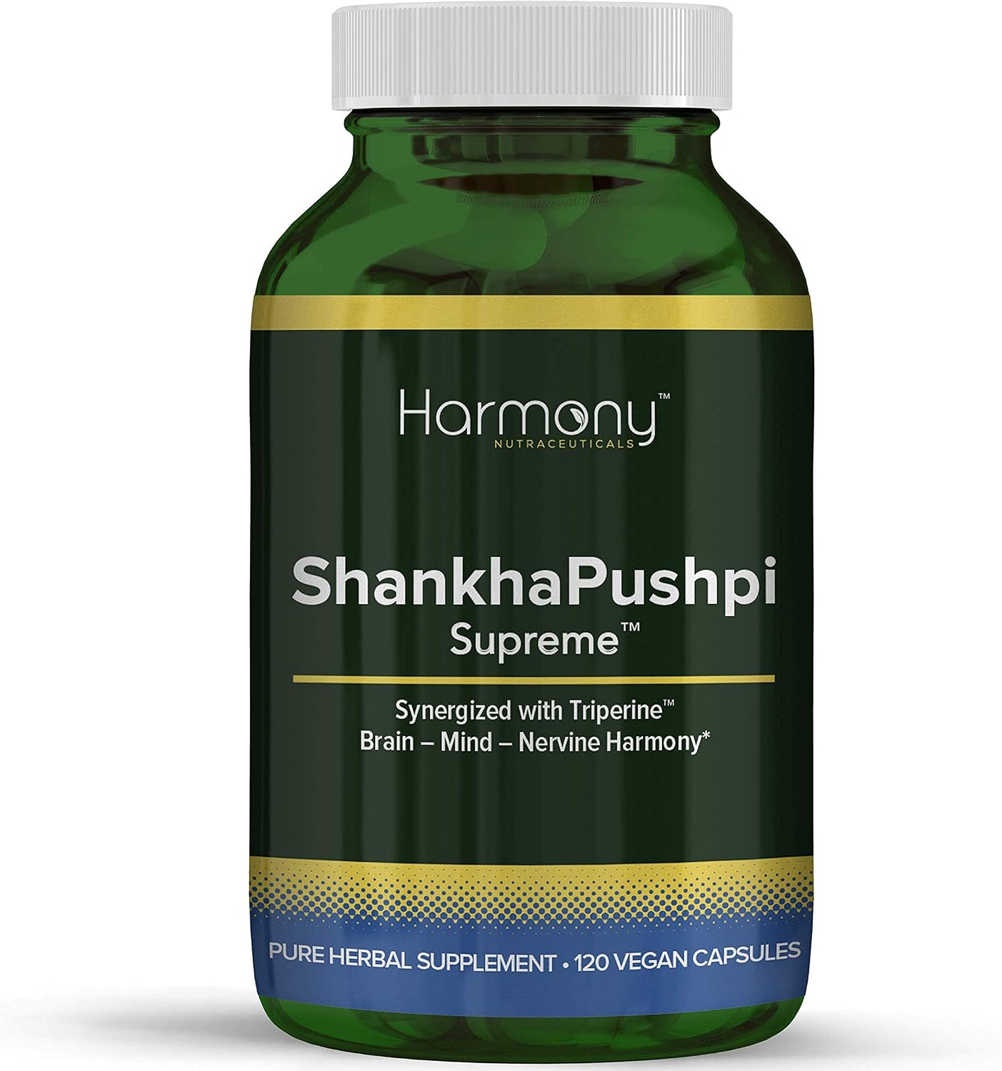 ShankhPushpi Supreme – Ayurvedic Brain and Mind Support – 120 Vegan Capsules - görsel 1