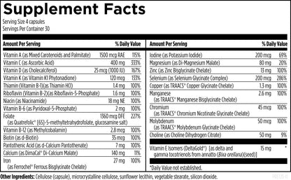 Designs for Health Prenatal Pro Methylated Multivitamin for Women (120 Capsules)