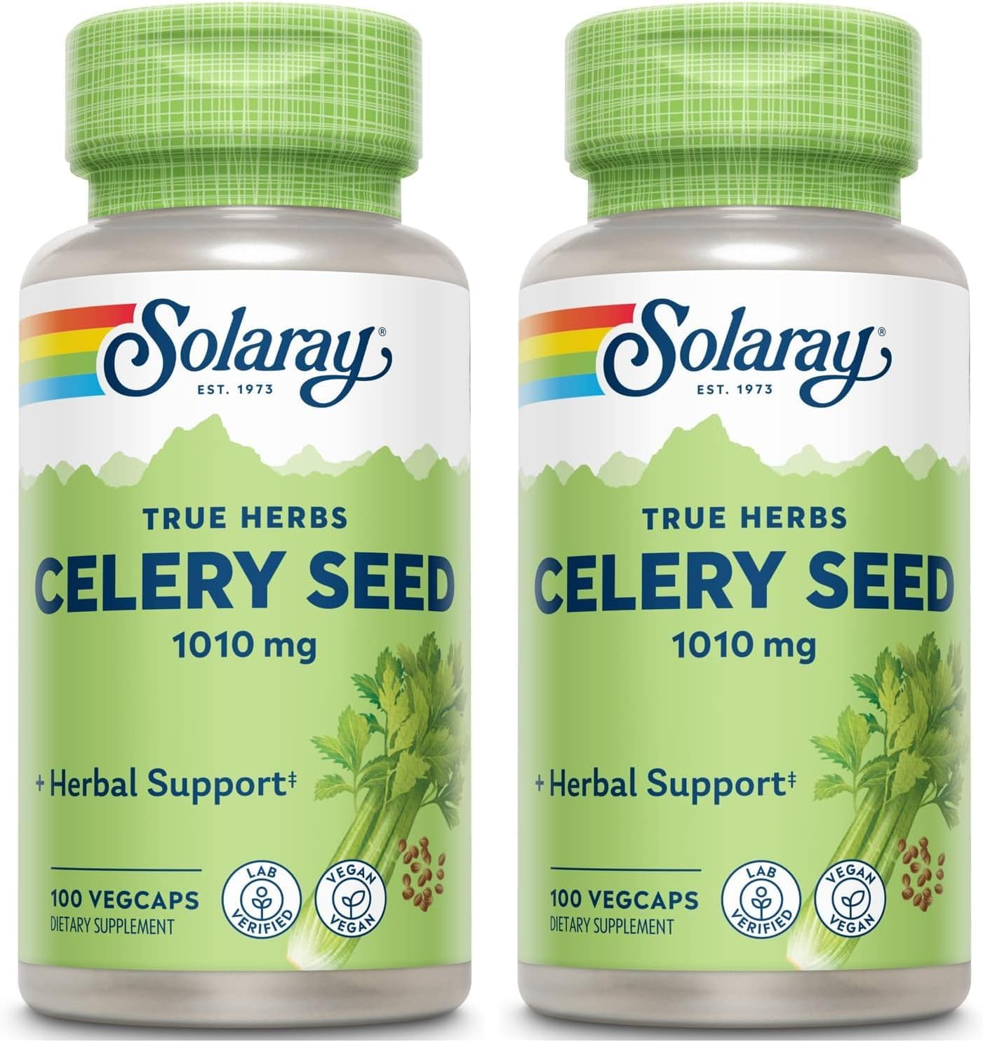 Solaray Celery Seed, 505 mg, 100 Vegetarian Capsules - görsel 9