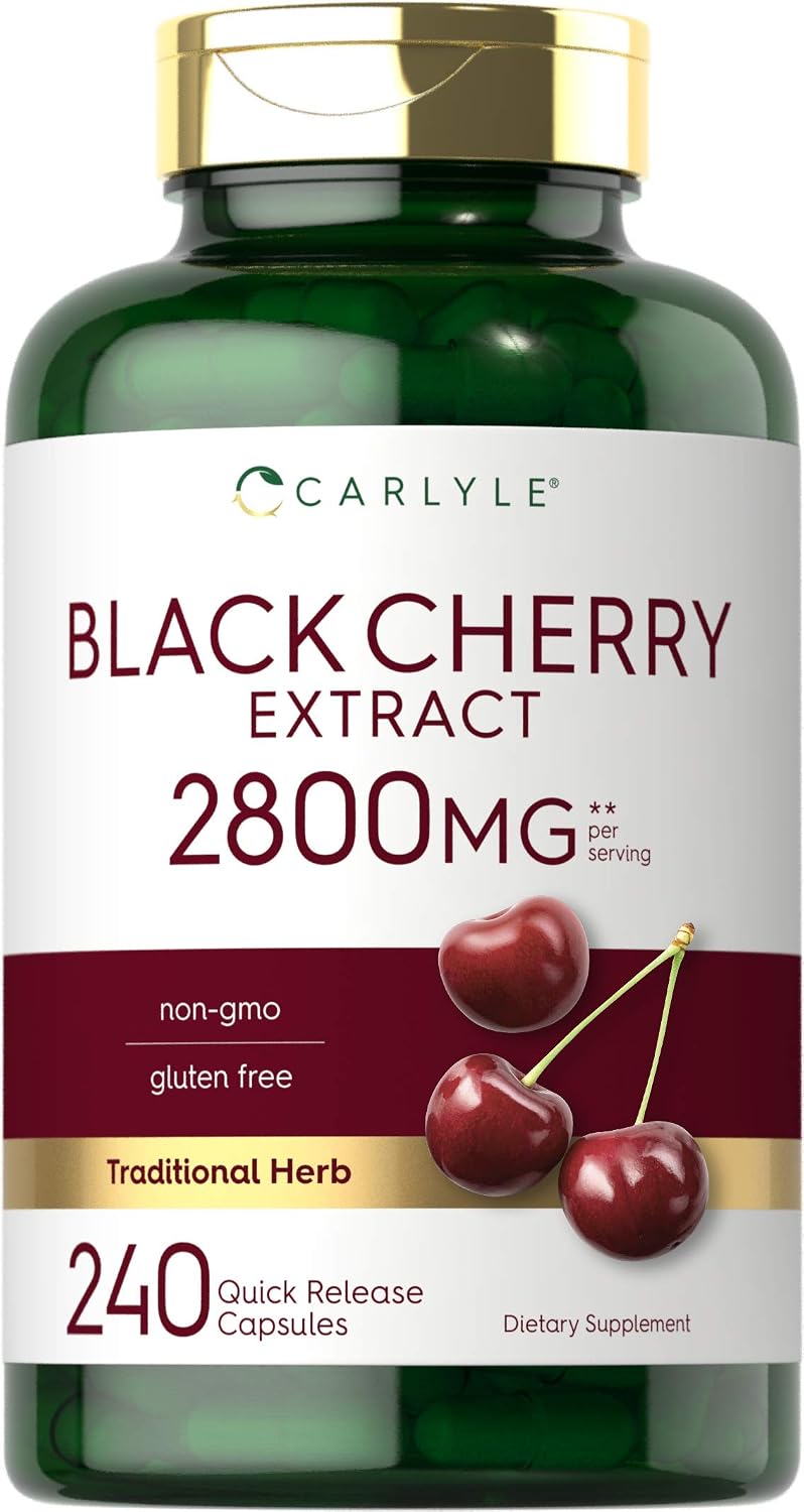Carlyle Black Cherry Extract Concentrate, 240 Capsules - görsel 1