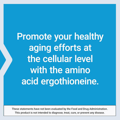 Life Extension Essential Youth L-Ergothioneine – Promotes Longevity & Healthy Ageing – 5 mg – 30 Vegetarian Capsules