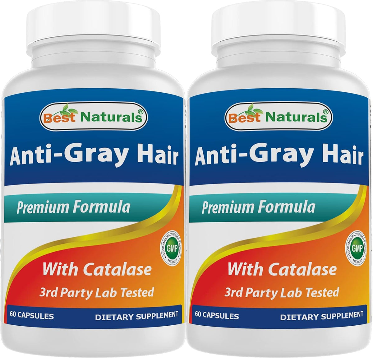 Best Naturals Anti Grey Hair Formula, 60 Count (pack of 2) - görsel 1