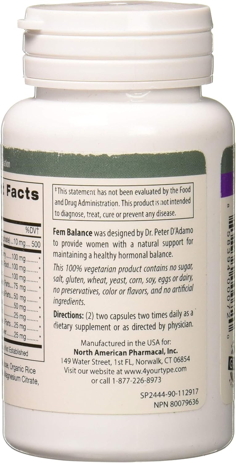 D'Adamo Personalised Nutrition Fembalance - Women's Multivitamin, 90 Tablets - görsel 2