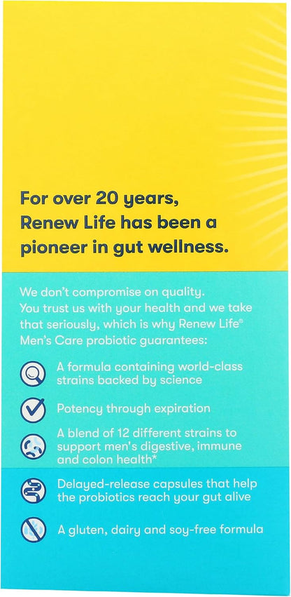 Renew Life Ultimate Flora Men's Care Probiotic, 30 Capsules