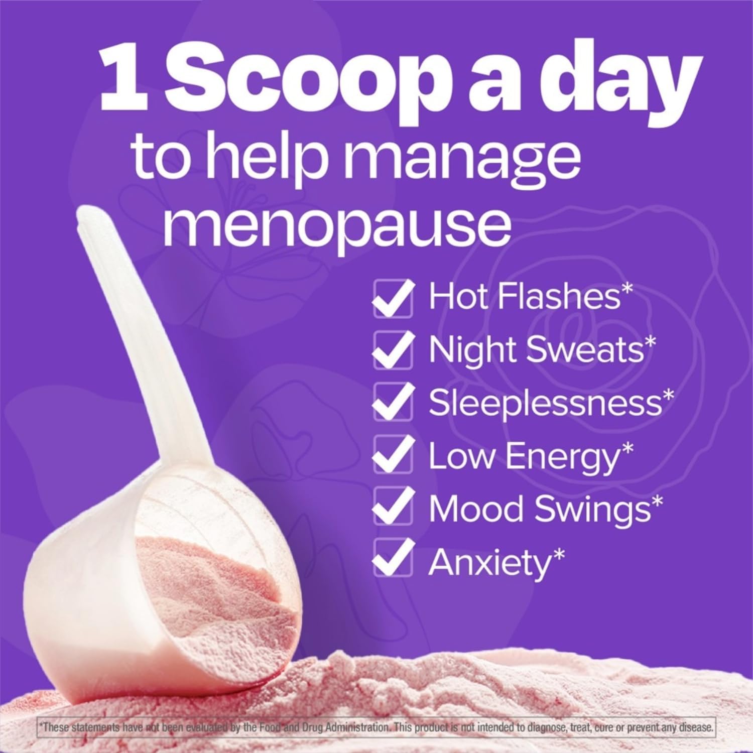 Cystex Menopause Support Powder - Daily Support for Hot Flushes, Night Sweats, & Mood Balance - Electrolyte-Enhanced Drink Mix with Clinically-Studied Ingredients, Berry Flavour - 15 Servings - görsel 7