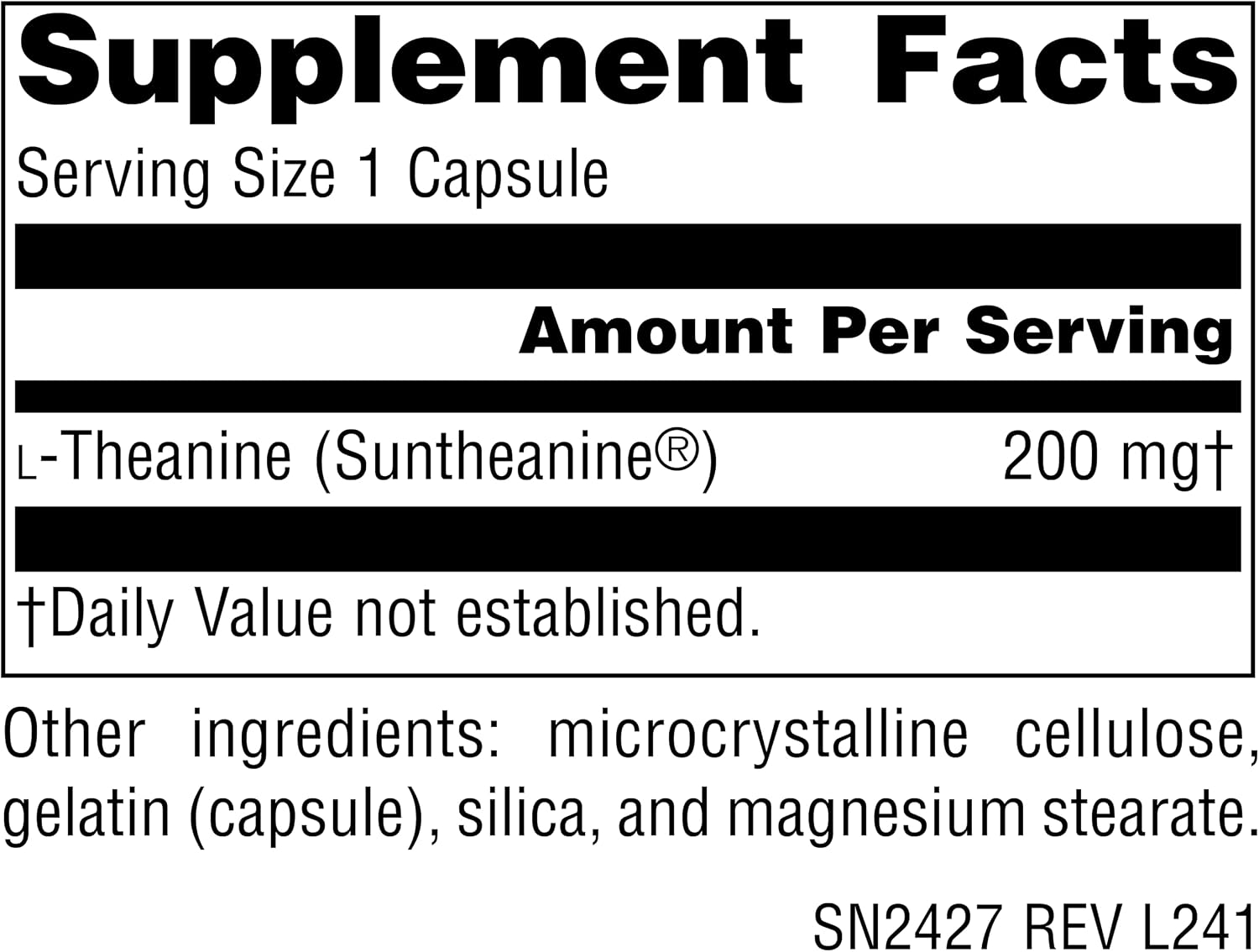 Source Naturals Serene Science L-Theanine, 200 mg, 120 Capsules - görsel 4