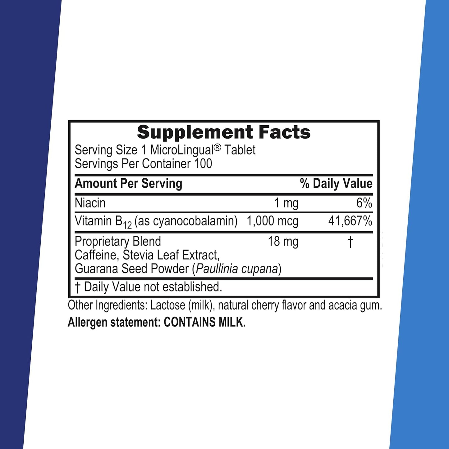 Superior Source NO Shot Quick Energy Burst B-12 1,000 mcg - 100 MicroLingual Instant Dissolve Tablets - görsel 2