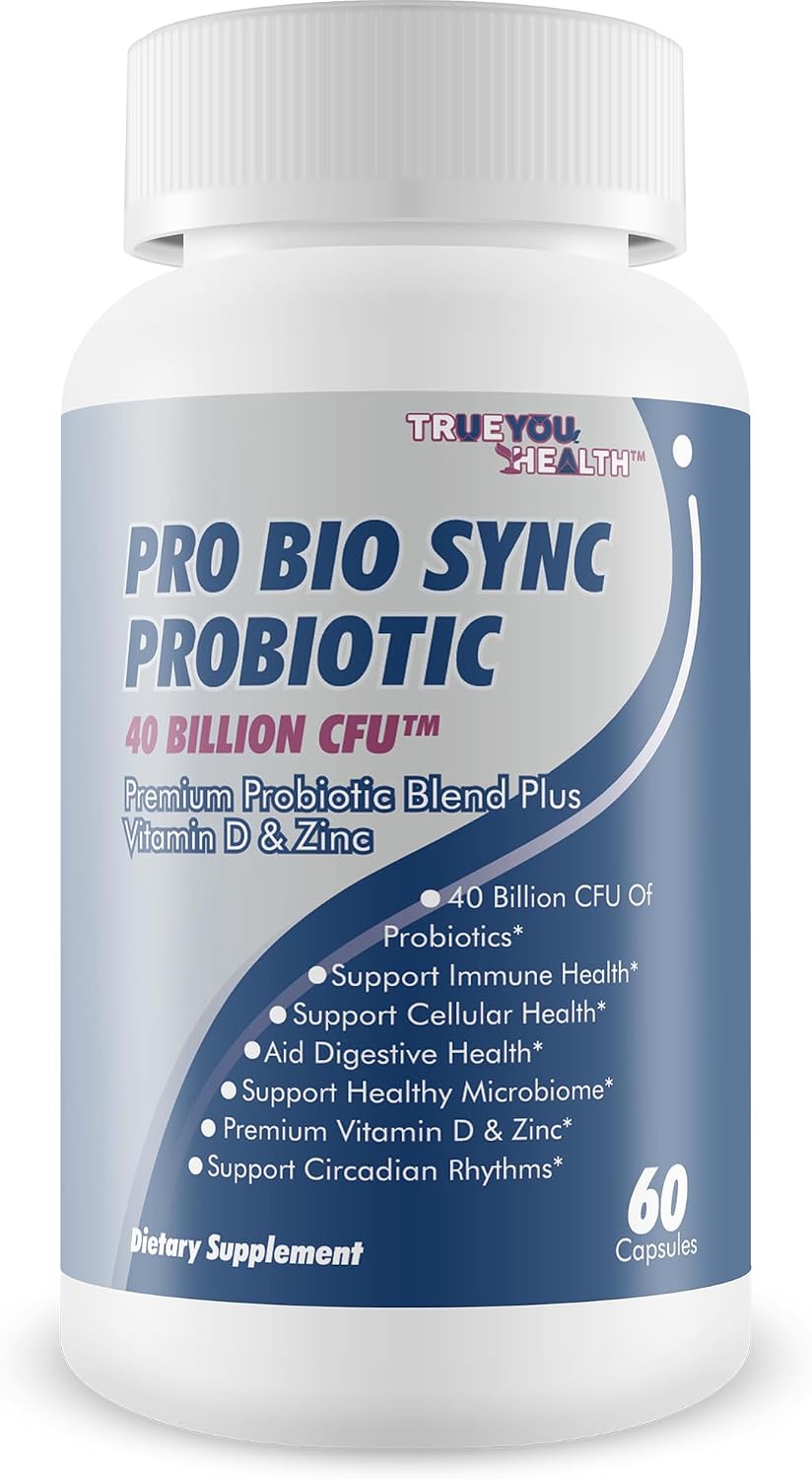 Pro Bio Sync Probiotic 40 Billion CFU – Premium Probiotic Supplement with Immune Support - görsel 1