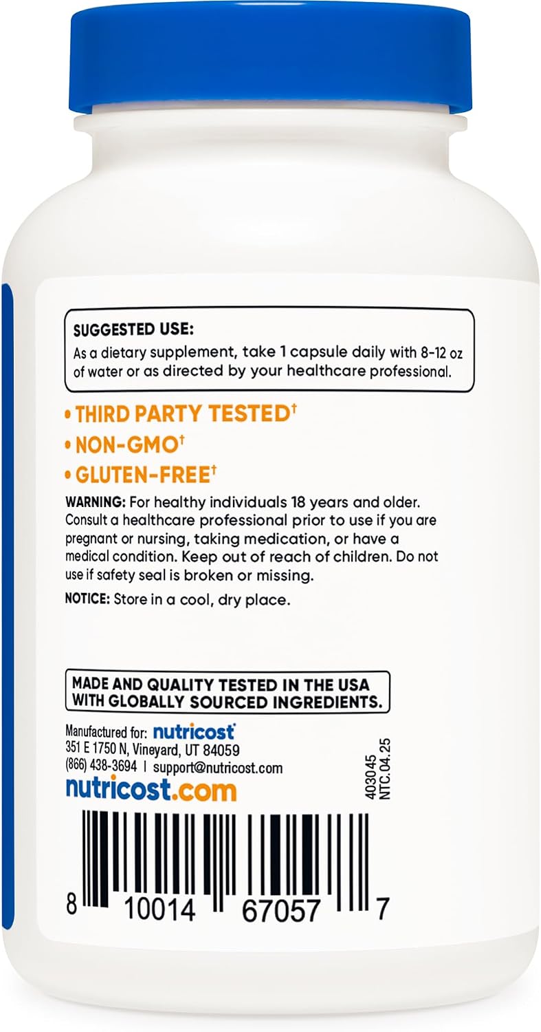 Nutricost White Kidney Bean Extract 120 Capsules - 650mg per Serving - görsel 4