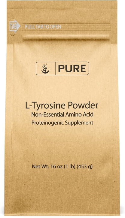 Pure Original Ingredients L-Tyrosine Powder (227g) - Non-Essential Amino Acid Supplement