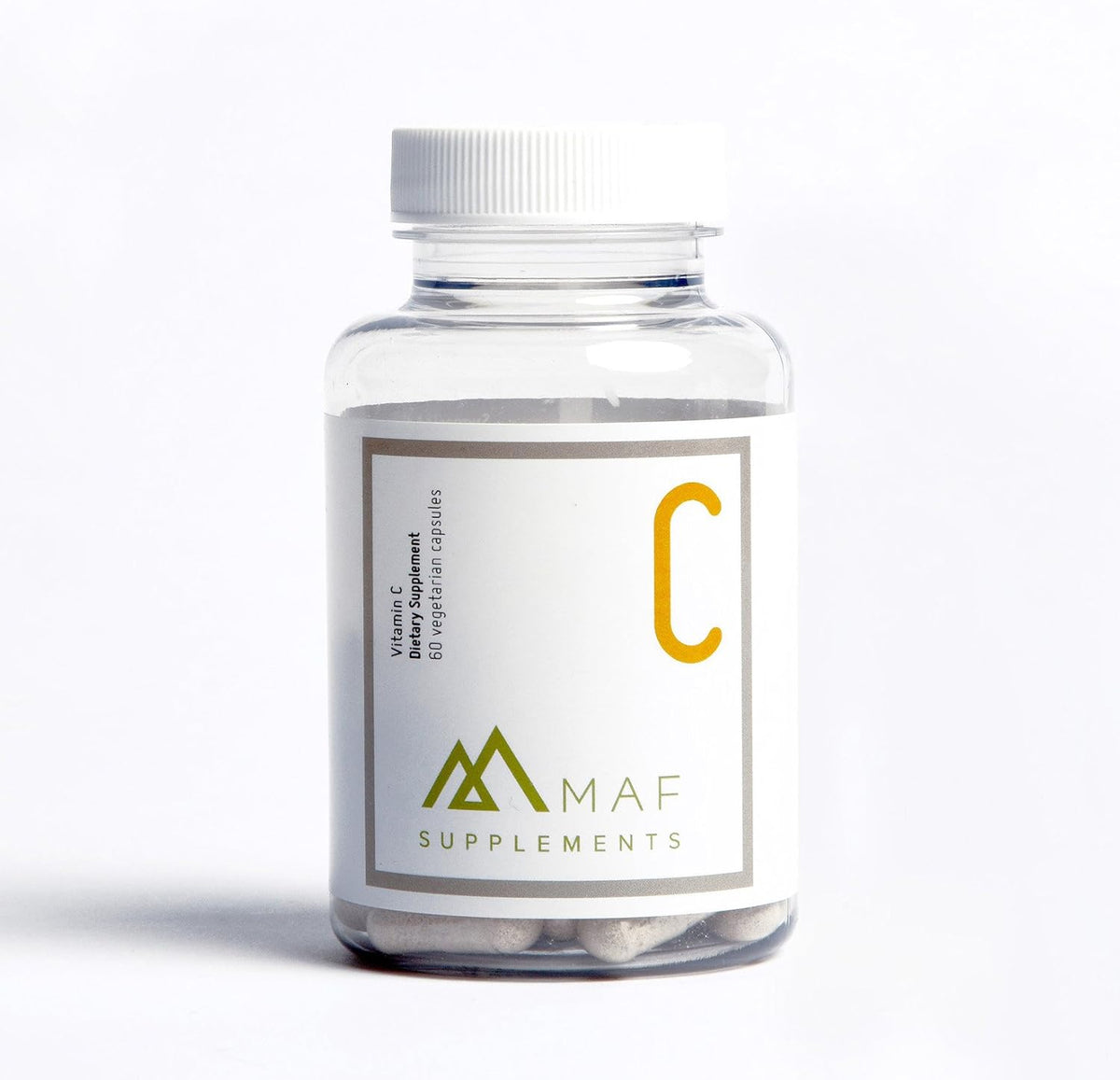 Vitamin C Food Supplement – 60 Vegetarian Capsules - görsel 1