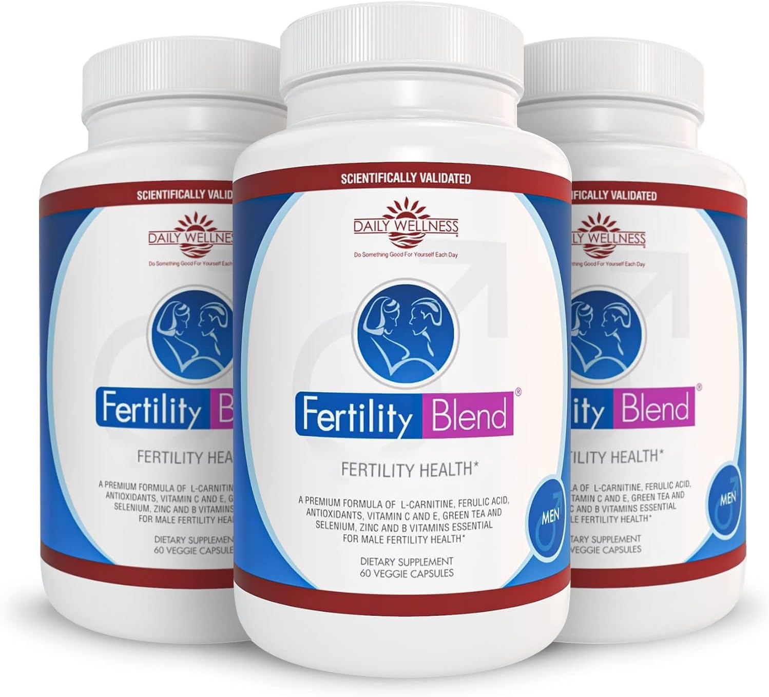 Daily Wellness for Men – Men's Wellness Supplement with Vitamins, Minerals & Antioxidants – 180 Capsules (3-Pack) - görsel 1