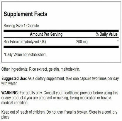 Swanson Neurosilk 200 mg, 60 Capsules