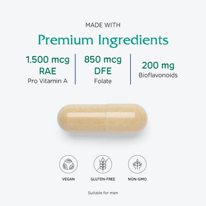 Vitanica Women's Symmetry - High Strength Multivitamin and Mineral, Vegan, 90 Capsules