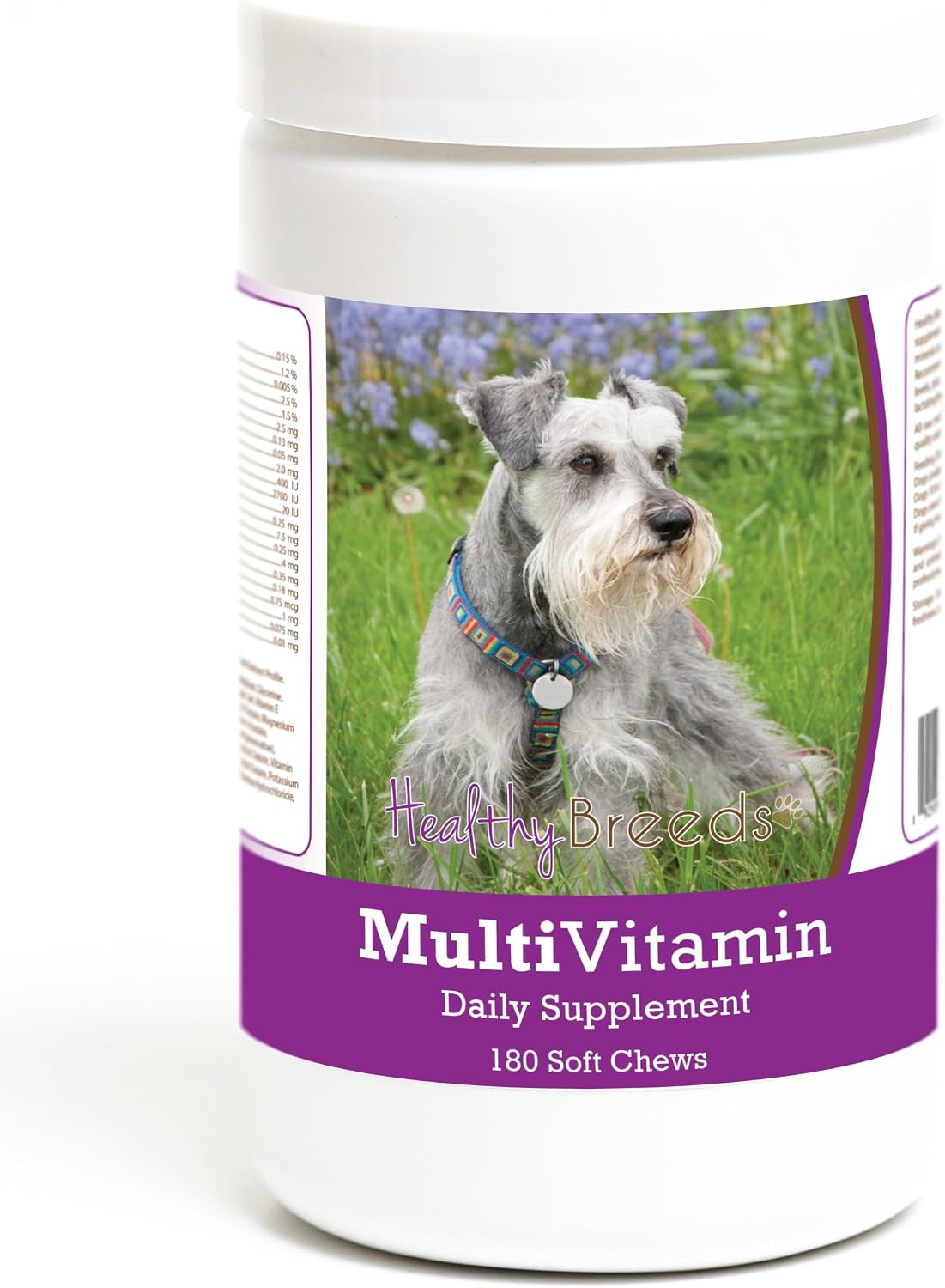 Healthy Breeds Miniature Schnauzer Multivitamin Soft Chew for Dogs 180 Count - görsel 1