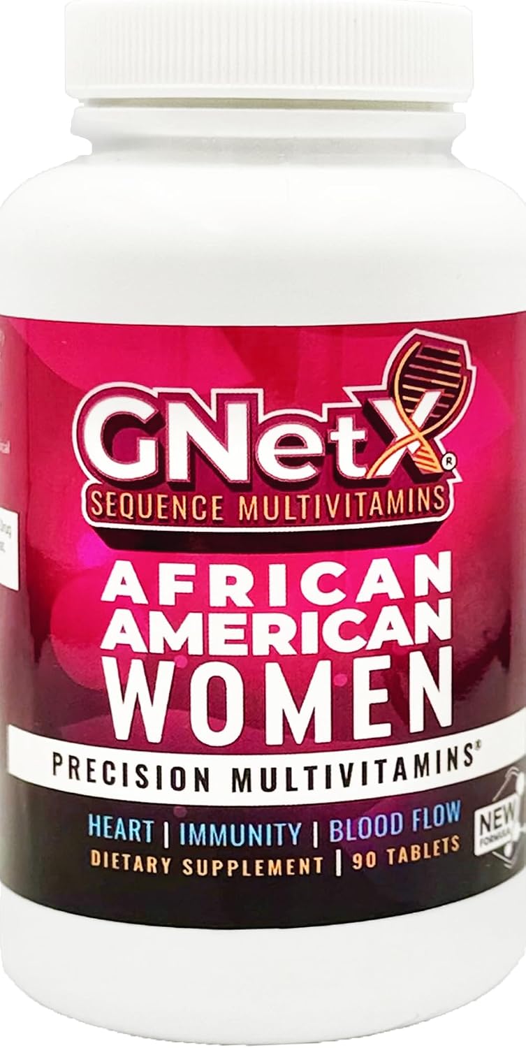 GNetX Sequence Multivitamins for African American Women - Powerful Formula with Vitamin C, Zinc, and Vitamin D for Immune Support and Heart Health - görsel 1