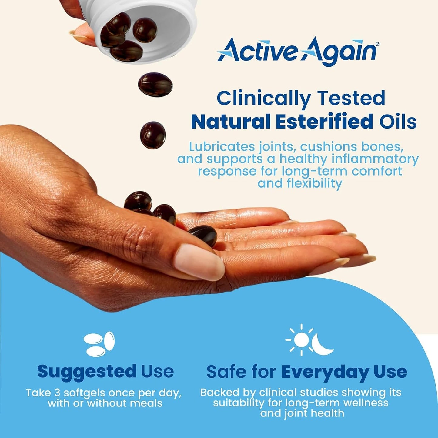Active Again Hope Science Joint & Muscle 90 Softgels - görsel 2