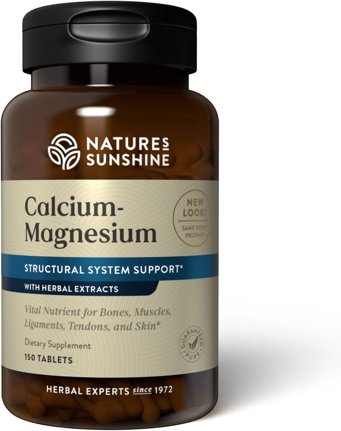 Nature's Sunshine Calcium-Magnesium SynerPro, 150 Tablets - görsel 1