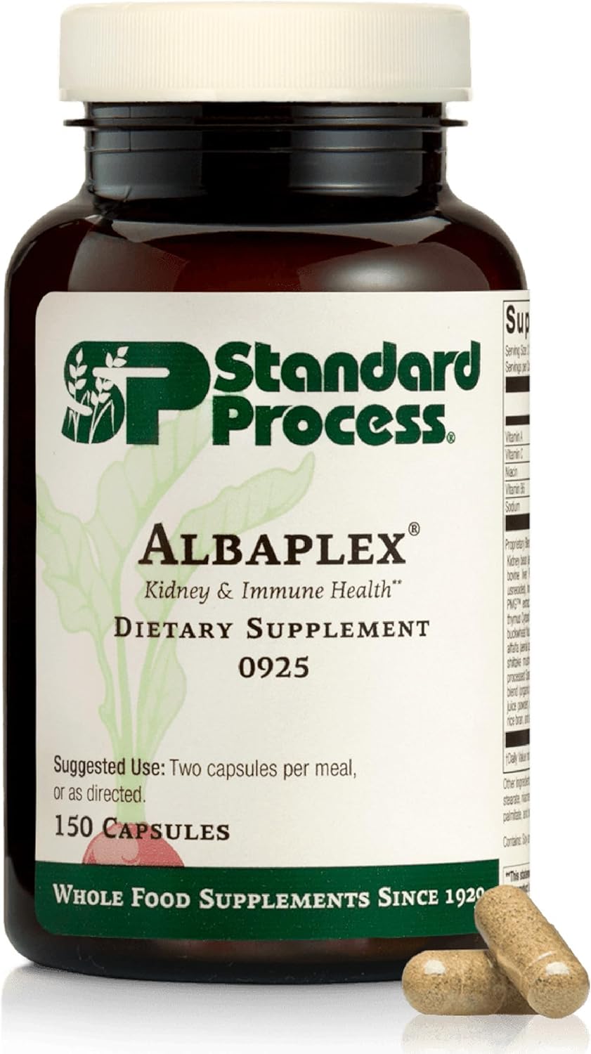 Standard Process Albaplex Liver & Immune Health Dietary Supplement – Non-Dairy – 150 Capsules - görsel 1