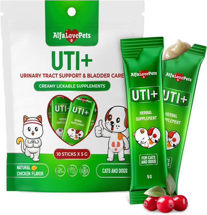 Alfa Love Pets Urinary Tract Support for Cats and Dogs - Cranberry Supplement - 2 oz