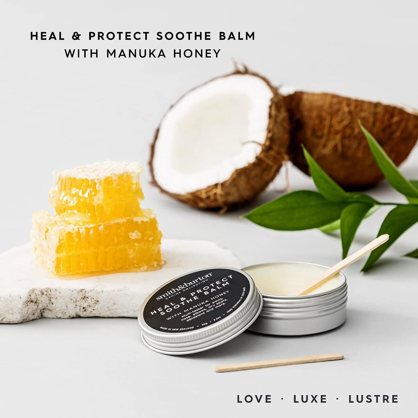 smith&burton Heal & Protect Soothe Balm - Natural Pet Balm for Dogs & Cats with Manuka Honey, 62 g - görsel 3