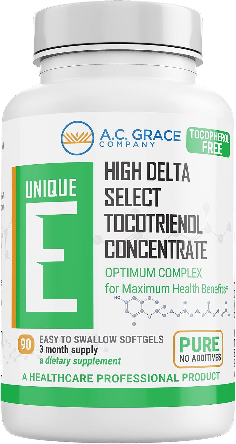 UNIQUE E Tocotrienols - Tocopherol-Free Softgels, 90 Softgels - görsel 1